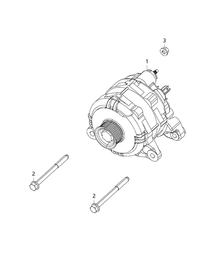 2020 Ram 1500  Engine Diagram for 68422277AB