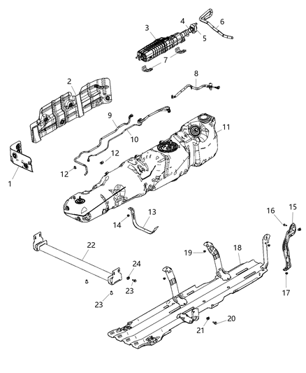 2021 Ram 1500  Hose-PURGE Diagram for 52029908AB