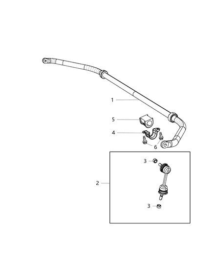 2016 Dodge Viper  Bar-Rear Suspension Diagram for 5290169AC