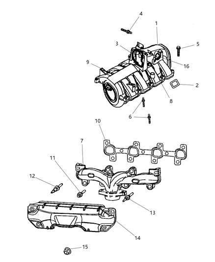 2006 Dodge Dakota  Stud-Double Ended Diagram for 6507434AA