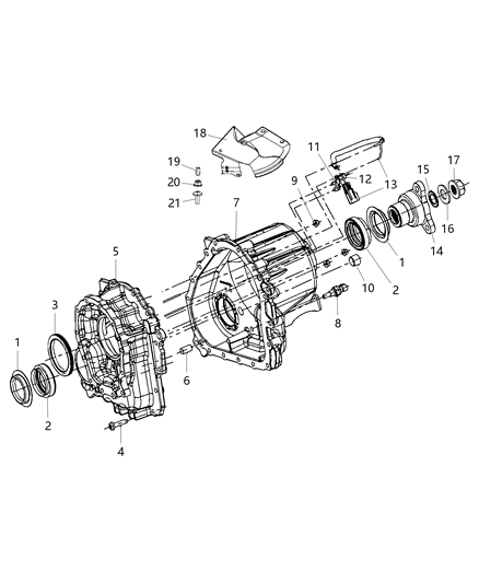 2018 Dodge Challenger  Washer Diagram for 68055348AA