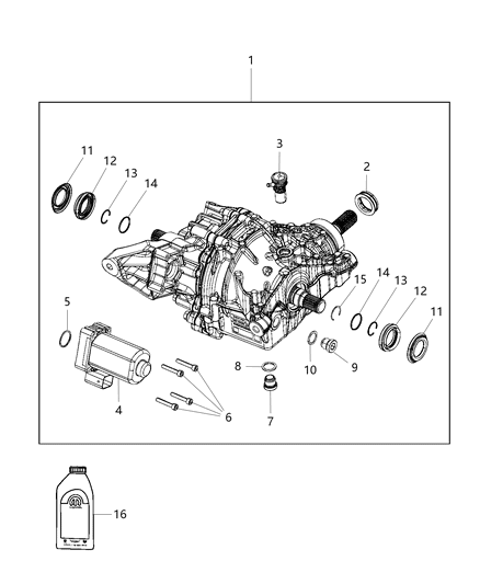2021 Jeep Compass  CIRCLIP-Half Shaft Diagram for 68408731AA