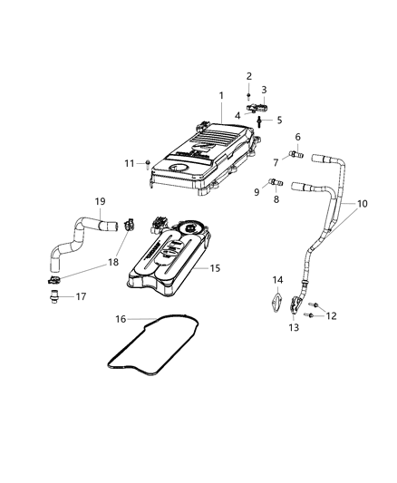 2020 Ram 5500  Cover-Cover Plate Diagram for 68443840AA
