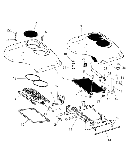 2007 Dodge Sprinter 2500  Seal Diagram for 68012652AA