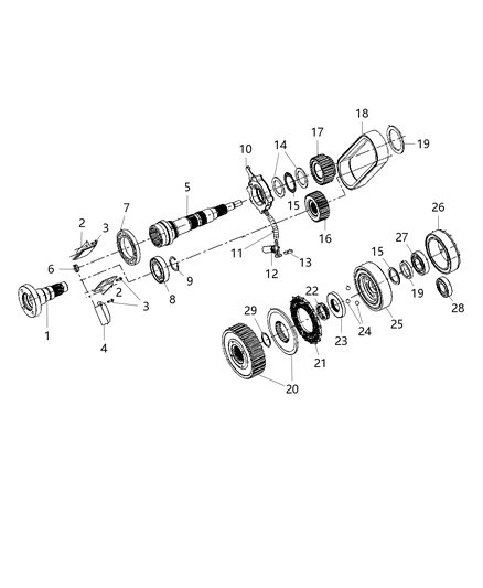 2019 Chrysler 300  Cam Diagram for 68055328AA