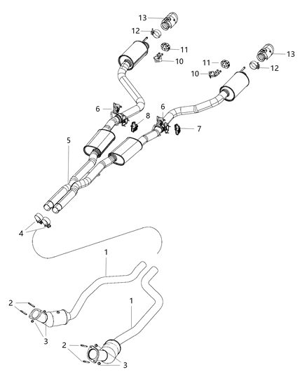 2020 Dodge Charger  Converter-Front Diagram for 68431978AA