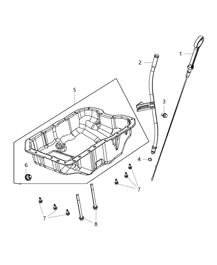 2020 Jeep Compass  Pan-Engine Oil Diagram for 5047566AD