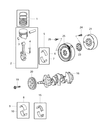 2006 Chrysler Pacifica  Converter-Torque Diagram for R5093926AC