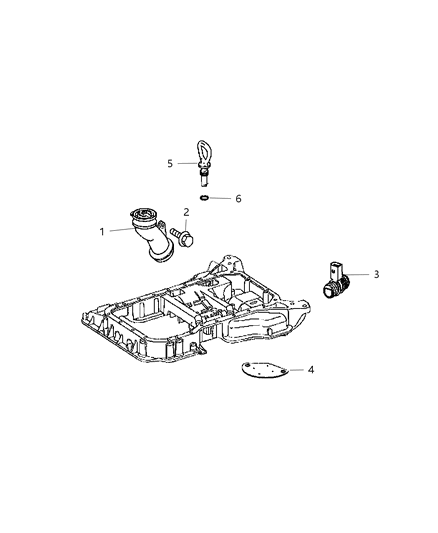 2009 Dodge Sprinter 2500  Tube-Breather Diagram for 68042882AA