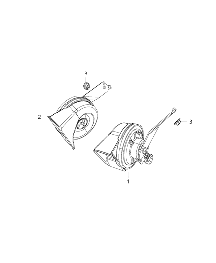 2020 Jeep Renegade  Screw-Pan Head Diagram for 6106116AA