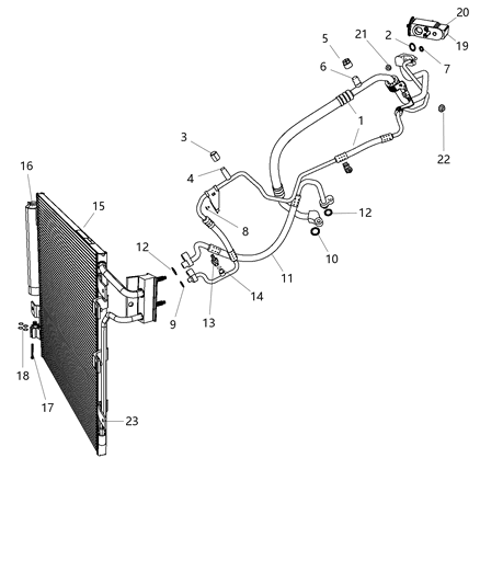 2014 Jeep Wrangler  Pin-Push Diagram for 68157500AA