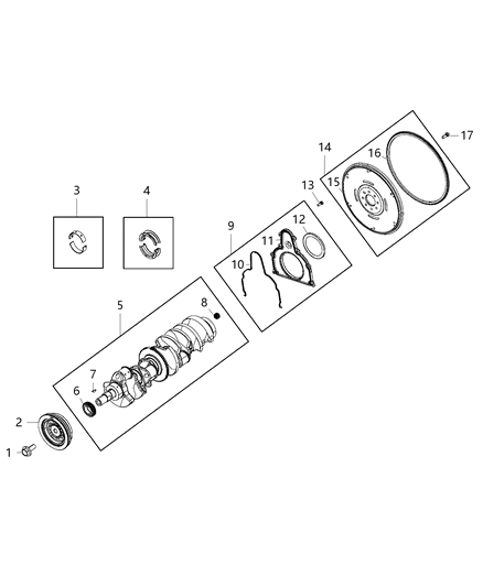 2017 Dodge Viper  Bolt-HEXAGON Head Locking Diagram for 6508879AA