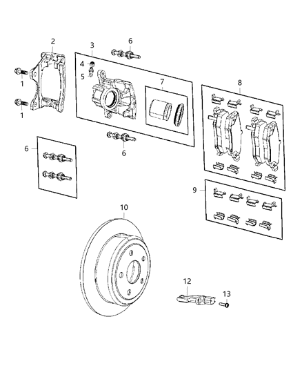 2020 Jeep Gladiator  Sensor-Wheel Speed Diagram for 68338379AB
