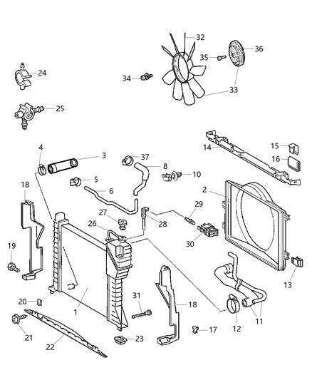 2006 Dodge Sprinter 3500  Clamp-Hose Clamp Diagram for 6104779AA