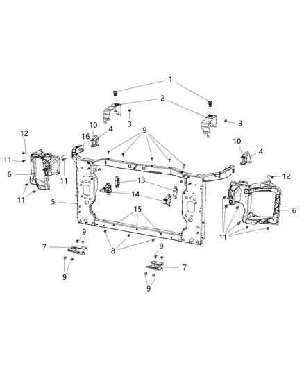 2014 Jeep Cherokee  Bolt Diagram for 68227690AA