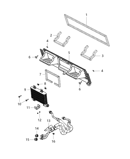 2021 Ram 1500  Retainer Diagram for 6102163AA