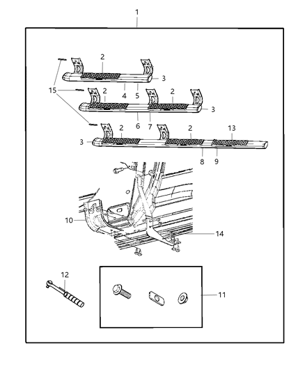 2012 Ram 2500  Tool, RIVNUT Diagram for 82212003