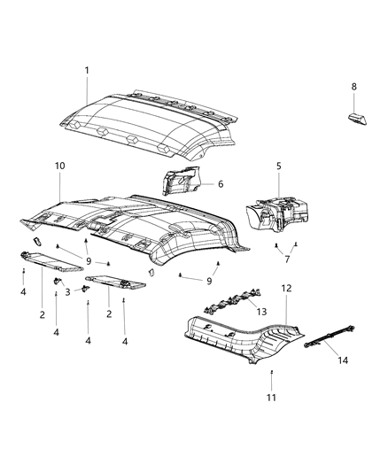 2019 Ram ProMaster City  RIVNUT-Installation Diagram for 6509791AA