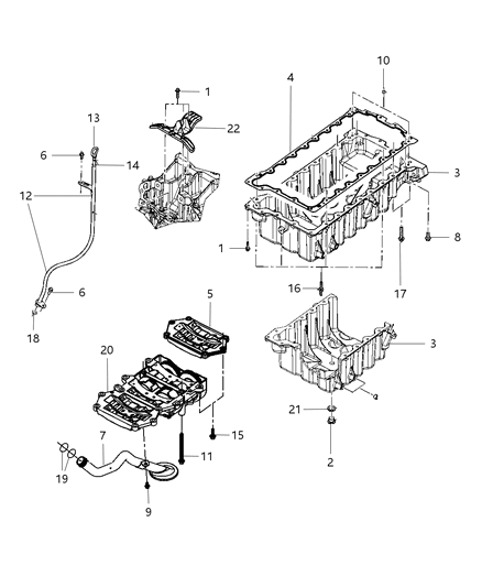 2012 Ram C/V  Screw-HEXAGON Head Diagram for 68031588AA