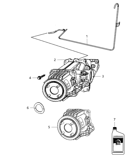 2010 Jeep Patriot  Coupling-Electric Clutch Diagram for 3570A007
