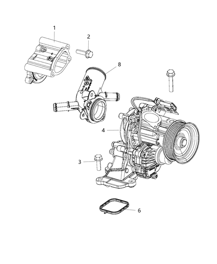 2019 Jeep Cherokee  Stud-Double Ended Diagram for 6512115AA