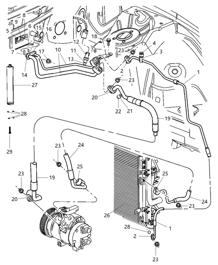2013 Dodge Challenger  Plate-EVAPORATOR Diagram for 68160172AA