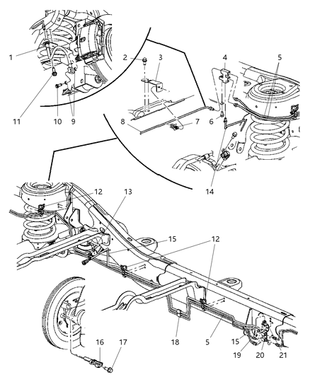 2007 Dodge Durango  Clip Diagram for 6506087AA