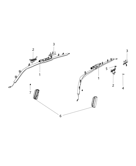 2017 Jeep Renegade  Screw Diagram for 6106102AA