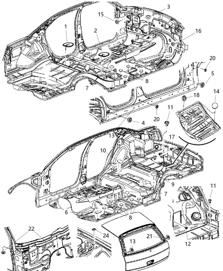 2009 Dodge Charger  Plug-Top Seal Diagram for 4780520AA