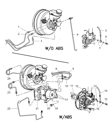 2008 Chrysler PT Cruiser  Screw-Tapping Diagram for 6102150AA