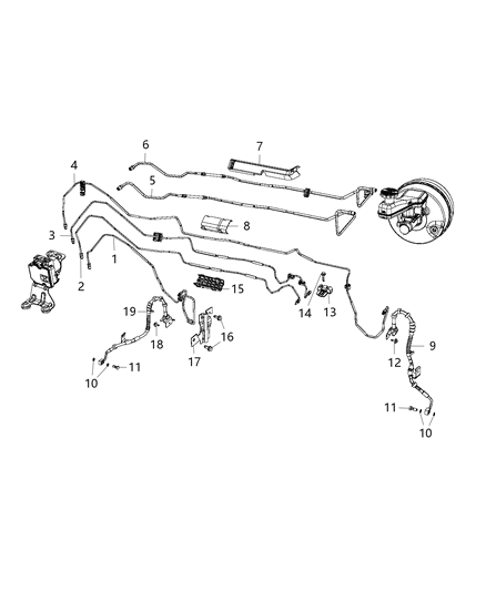 2020 Chrysler Voyager  Clip-2 Way Diagram for 68284737AA