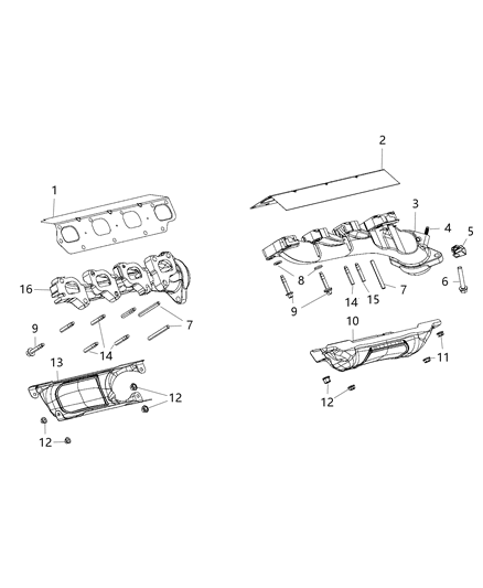 2014 Ram 3500  Stud-Double Ended Diagram for 6511219AA