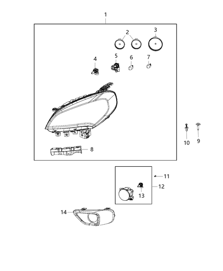2016 Ram ProMaster City  Ring-Retaining Diagram for 68278803AA
