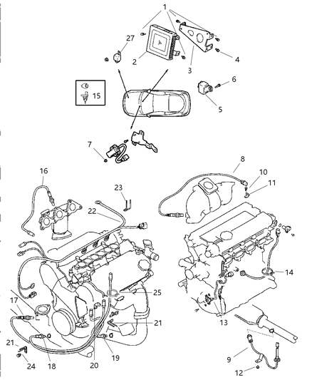 2000 Dodge Avenger  Relay Diagram for 4687146