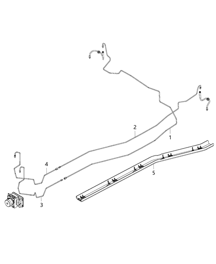 2020 Jeep Compass  Line-Brake Diagram for 68270348AB