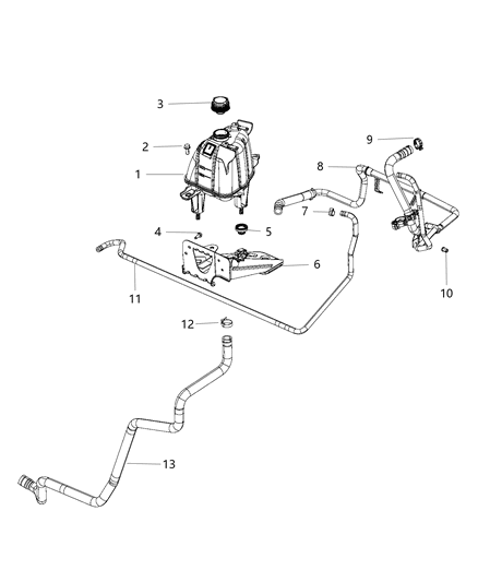 2015 Ram ProMaster 1500  Screw-HEXAGON Head Diagram for 6107087AA