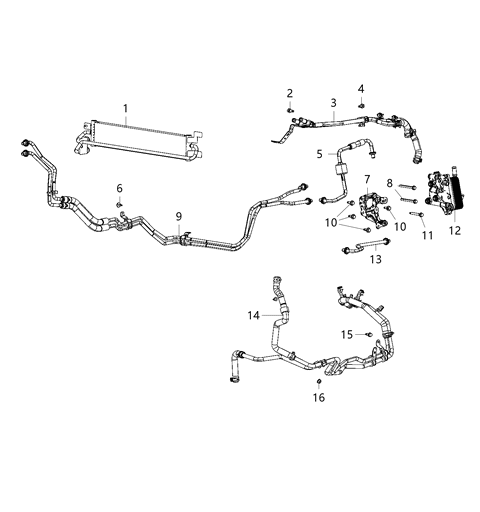 2021 Jeep Gladiator  Screw-HEXAGON Head Diagram for 6105056AA