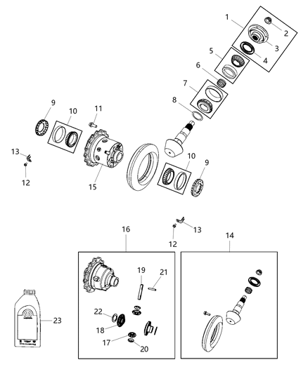 2019 Ram 2500  Bolt M8-1.25 Diagram for 68455325AA
