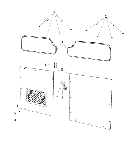 2014 Ram ProMaster 2500  Plug Diagram for 1ZP88LAHAA