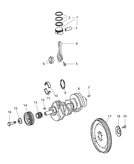 2007 Jeep Grand Cherokee  Flex Plat Diagram for 5175957AA