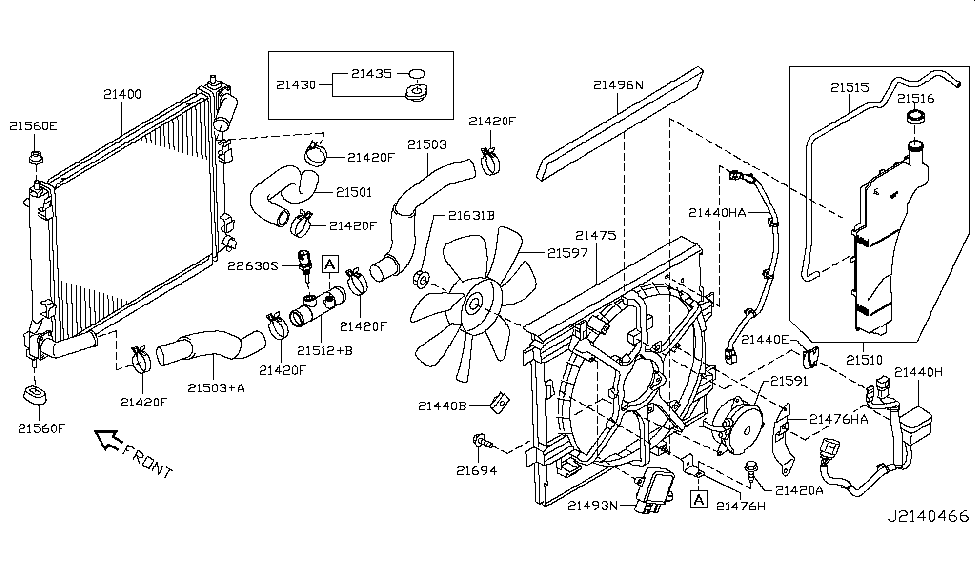 Nissan 27206-BV80B Harness-Sub, Radiator Motor Fan