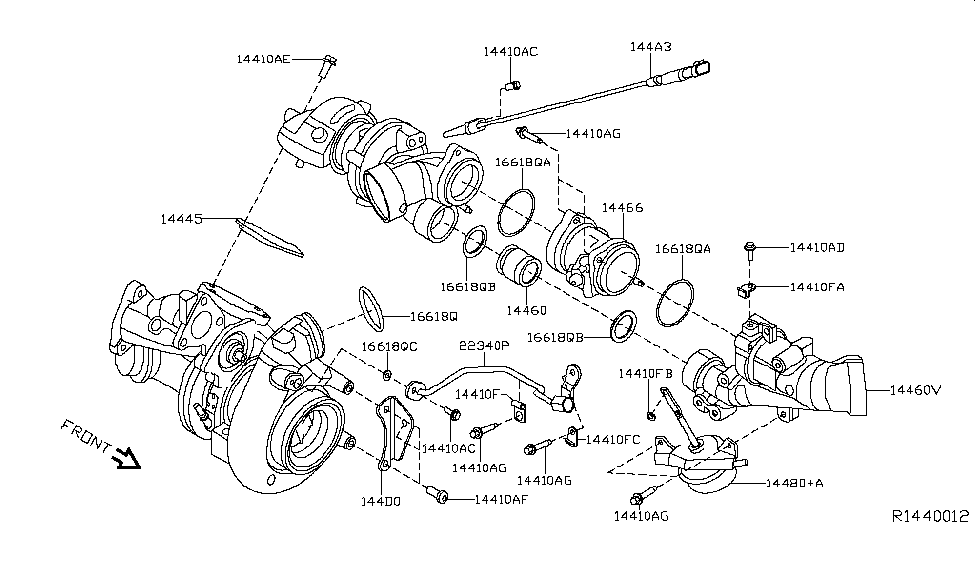 Nissan 14069-EZ40C Bolt
