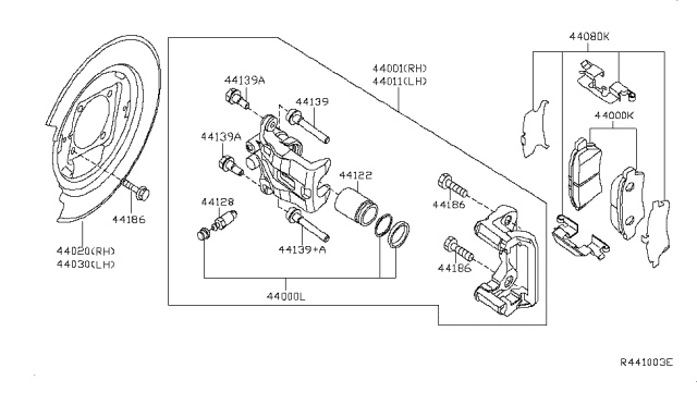 2008 Nissan Pathfinder  Bolt-Hex M12 Diagram for 41005AX000