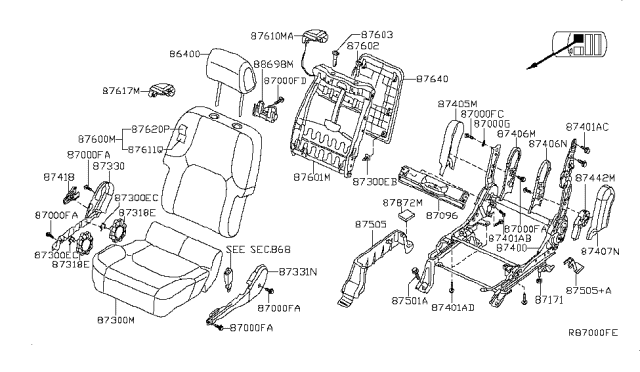 2007 Nissan Pathfinder  Washer-Plain Diagram for 013110006U