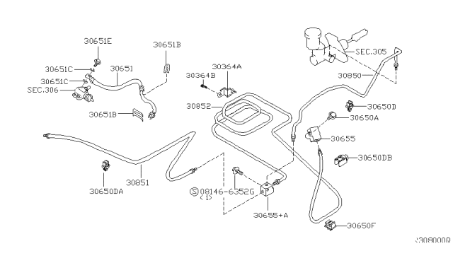 2005 Nissan Altima  Insulator Diagram for 462714Z000