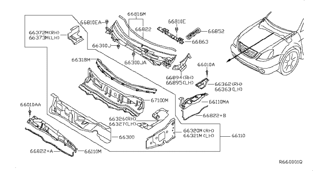 2007 Nissan Maxima Plug-Rubber Diagram for 808743Z600