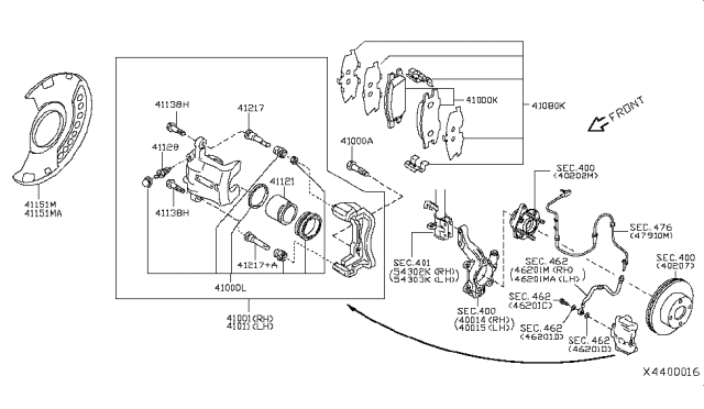 2012 Nissan Versa  Plate-BAFFLE Diagram for 41150ZN90A