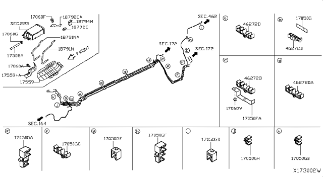 2012 Nissan Versa  Insulator Diagram for 462728J010