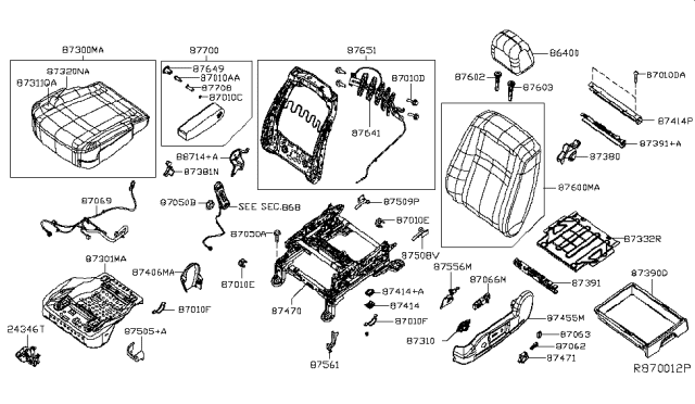 2018 Nissan NV  Screw Diagram for 014510022U