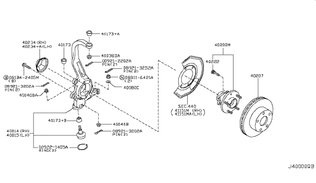 2004 Nissan 350Z  Nut Diagram for 0122500931